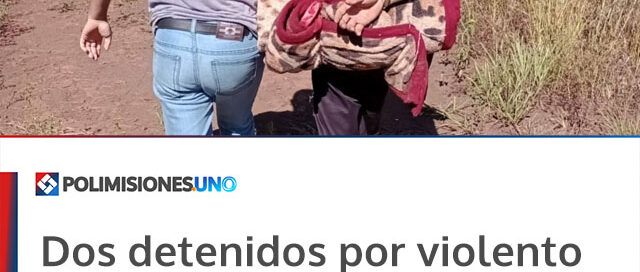 Dos detenidos por violento robo a un vecino del barrio Capilla II